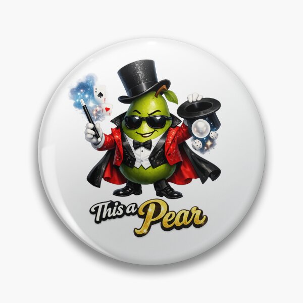 Item preview, This a Pear - Funny Magician Fruit Pun designed and sold by RaulWeirdAndFun.