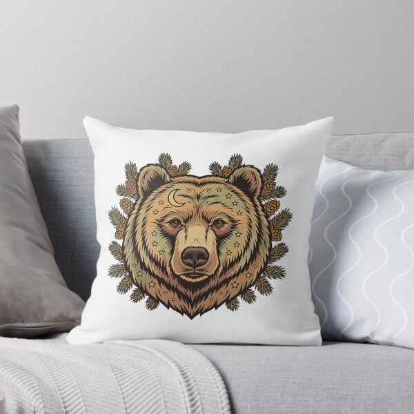 Item preview, Star Bear Guardian - Retro Grizzly Constellation Art designed and sold by Elevated420.