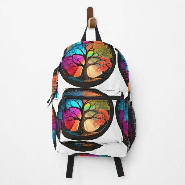 Item preview, Four Seasons Tree in a Dark Circle designed and sold by RAGANADesign.