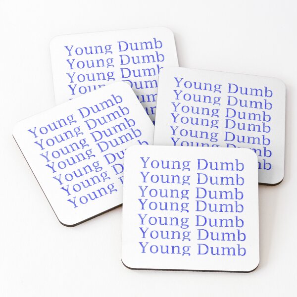Item preview, Young Dumb Typography designed and sold by EllieBussau.
