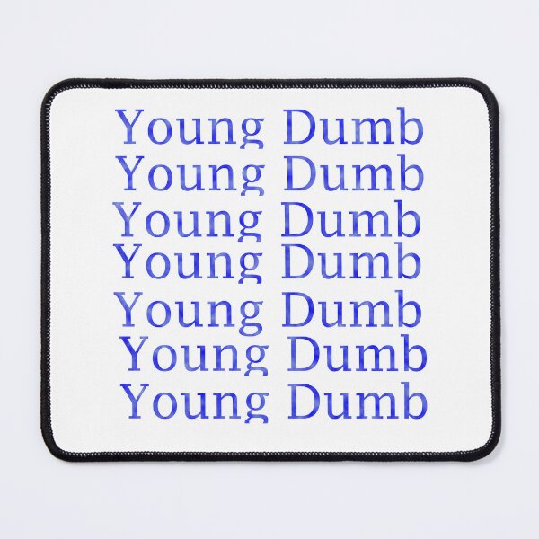 Item preview, Young Dumb Typography designed and sold by EllieBussau.