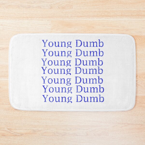 Item preview, Young Dumb Typography designed and sold by EllieBussau.