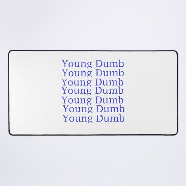 Item preview, Young Dumb Typography designed and sold by EllieBussau.