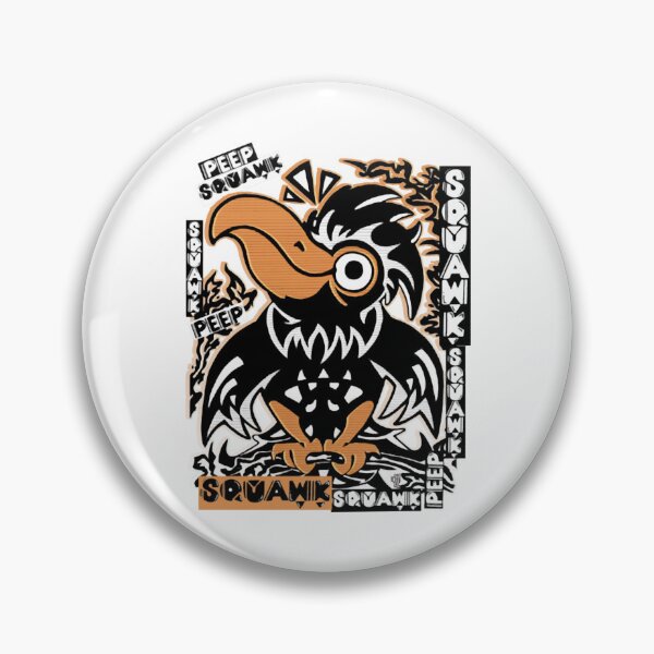 Item preview, Black Bird Squawk Heavy Ink Vandal Streetwear Design designed and sold by StuffbyDEE.