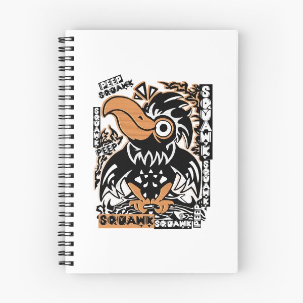 Item preview, Black Bird Squawk Heavy Ink Vandal Streetwear Design designed and sold by StuffbyDEE.