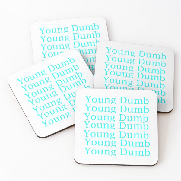 Item preview, Young Dumb Typography designed and sold by EllieBussau.