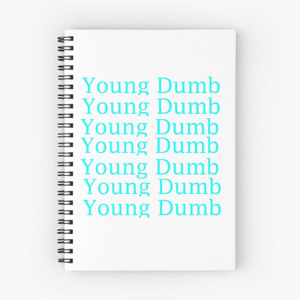 Item preview, Young Dumb Typography designed and sold by EllieBussau.