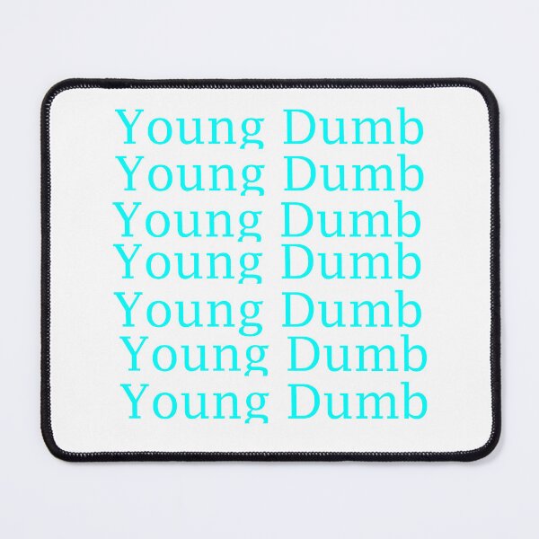 Item preview, Young Dumb Typography designed and sold by EllieBussau.