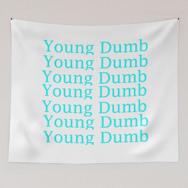 Item preview, Young Dumb Typography designed and sold by EllieBussau.