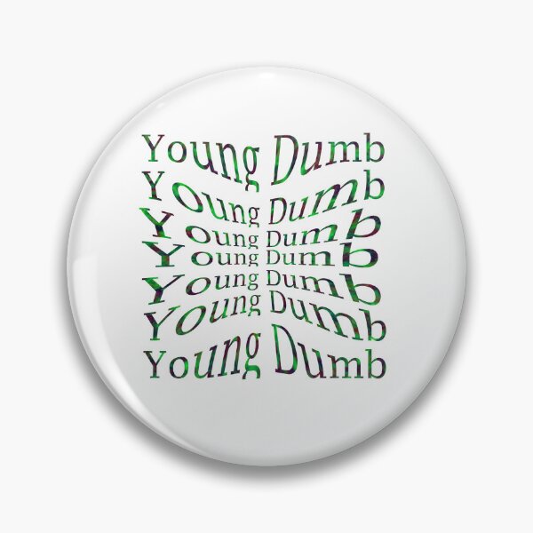 Item preview, Young Dumb Typography designed and sold by EllieBussau.