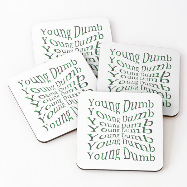 Item preview, Young Dumb Typography designed and sold by EllieBussau.