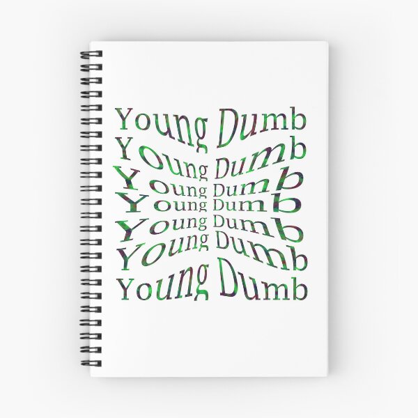Item preview, Young Dumb Typography designed and sold by EllieBussau.