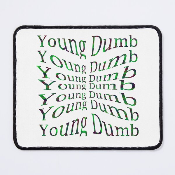 Item preview, Young Dumb Typography designed and sold by EllieBussau.