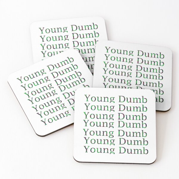 Item preview, Young Dumb Typography designed and sold by EllieBussau.