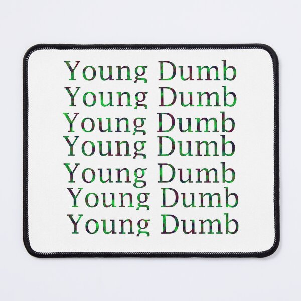 Item preview, Young Dumb Typography designed and sold by EllieBussau.