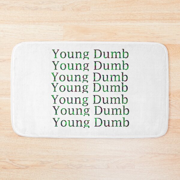Item preview, Young Dumb Typography designed and sold by EllieBussau.