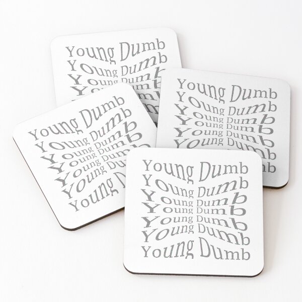 Item preview, Young Dumb Typography designed and sold by EllieBussau.