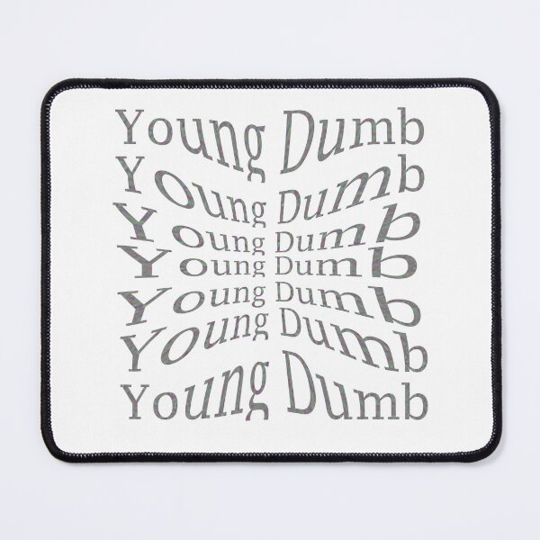 Item preview, Young Dumb Typography designed and sold by EllieBussau.