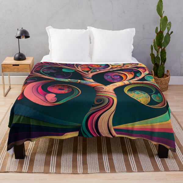 Item preview, Swirled Tree of Life Over Open Field designed and sold by RAGANADesign.