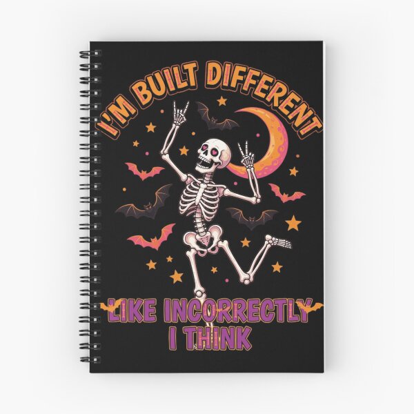 Item preview, I’m Built Different Like Incorrectly I Think Skeleton designed and sold by CF_VintageDesign.
