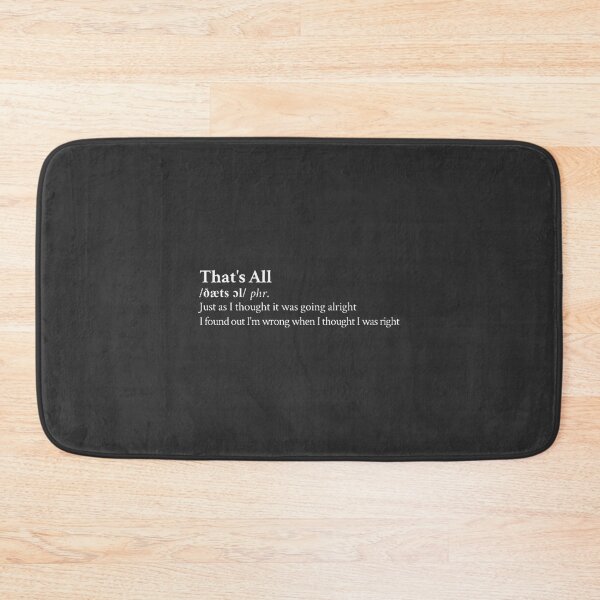 Item preview, Genesis Aesthetic Quote Rock Music Lyrics Black PERFECT GIFT FOR YOU AND FRIENDS designed and sold by kaee-eeee.