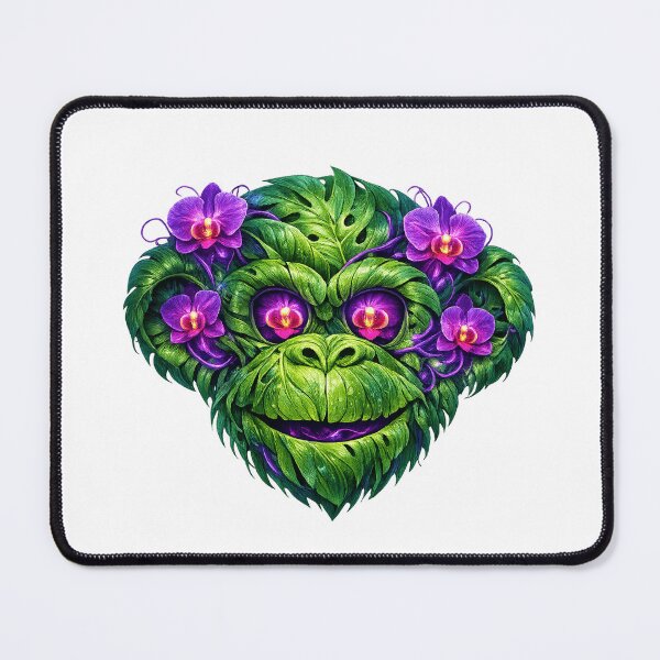 Item preview, Julius the monkey in the neon jungle designed and sold by teemix.