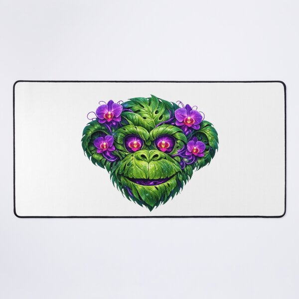 Item preview, Julius the monkey in the neon jungle designed and sold by teemix.