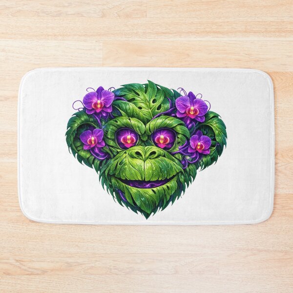 Item preview, Julius the monkey in the neon jungle designed and sold by teemix.