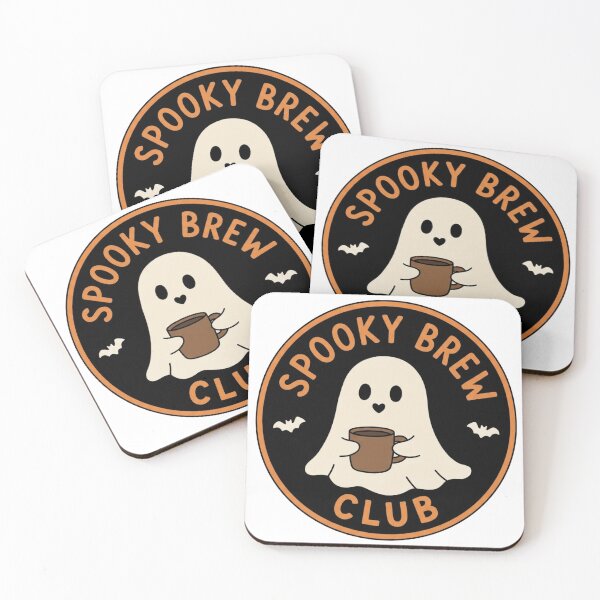 Item preview, Cute Ghost Holding Coffee Mug / Spooky Brew Club designed and sold by LuloCreative.