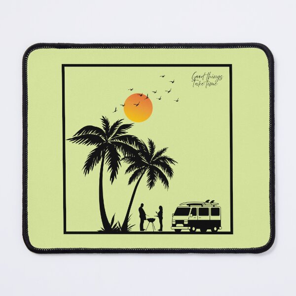 Item preview, Palm Tree Sunset Camping Van Life designed and sold by nocontextdept.