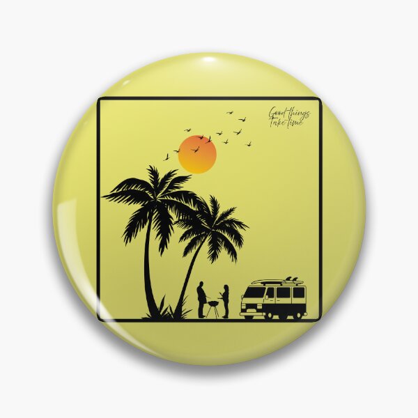 Item preview, Palm Tree Sunset Camping Van Life designed and sold by nocontextdept.