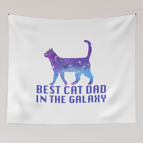 Item preview, Best Cat Dad Galaxy Space Cat Gift Idea designed and sold by SoyLamderma.