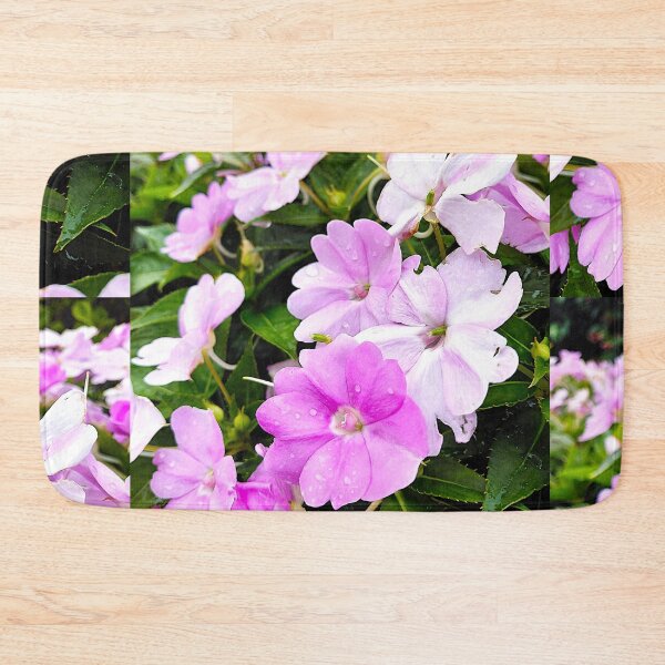 Item preview, Pink flowers with water droplets – Botanical Garden Photography designed and sold by pbchan.