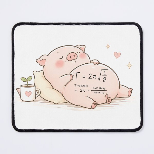 Item preview, Tiredness Equals Full Belly Gravity Equation designed and sold by ianm1028.