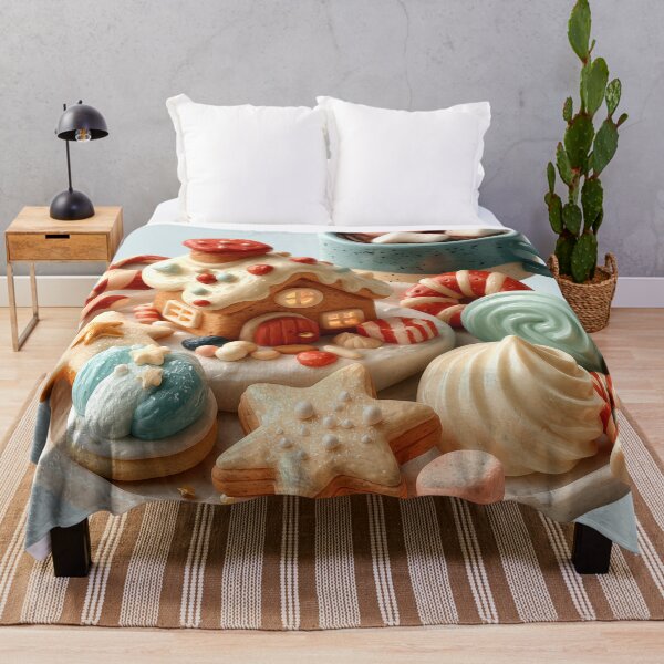 Item preview, Sweet Gingerbread House and Winter Cocoa Art designed and sold by colorful-white.