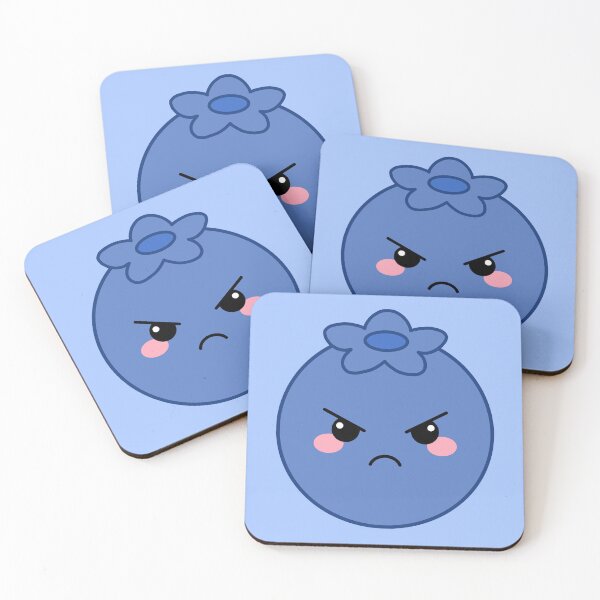 Item preview, Grumpy Angry Blueberry designed and sold by SlimyFish.