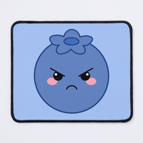 Item preview, Grumpy Angry Blueberry designed and sold by SlimyFish.
