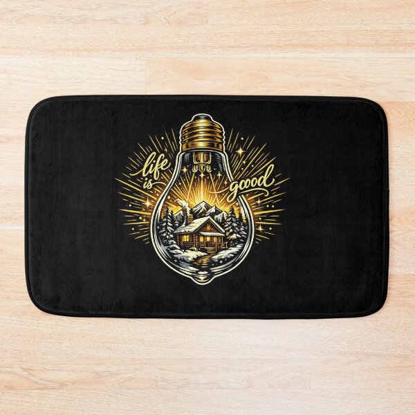 Item preview, Life Is Good Cabin in a Lightbulb designed and sold by teemix.