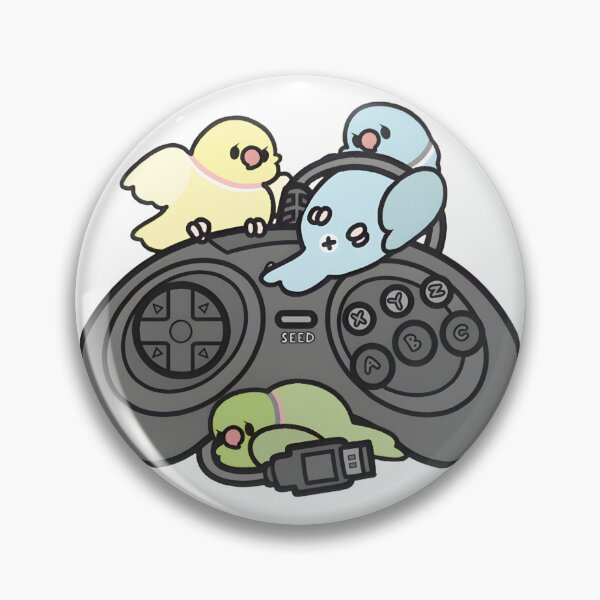 Item preview, Aaaa Genesis Button Controller Black Ringnecks PERFECT GIFT FOR YOU AND FRIENDS designed and sold by Nas91.