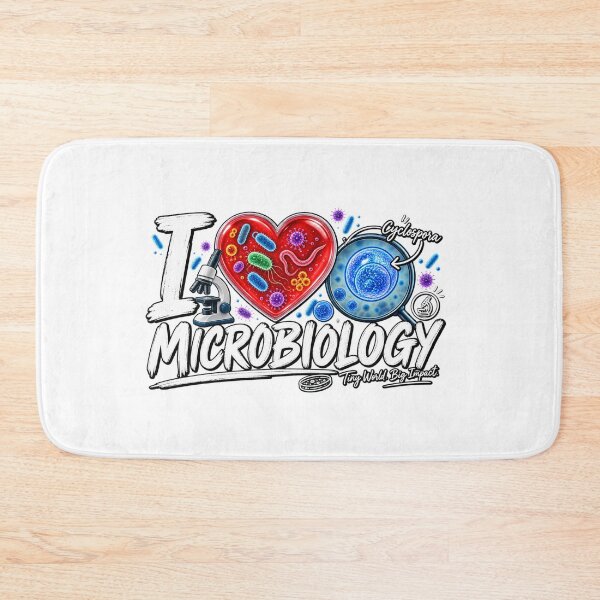 Item preview, I Love Microbiology | Cute Science & Lab Sticker | Microbiologist Gift designed and sold by ritach11.