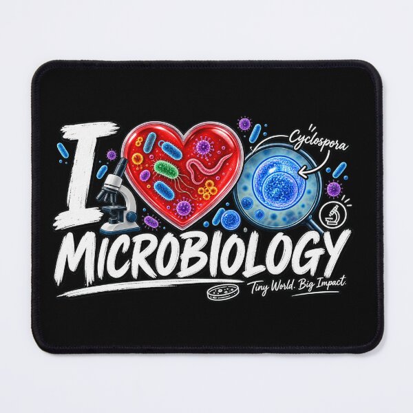 Item preview, I Love Microbiology | Cute Science & Lab Sticker | Microbiologist Gift designed and sold by ritach11.