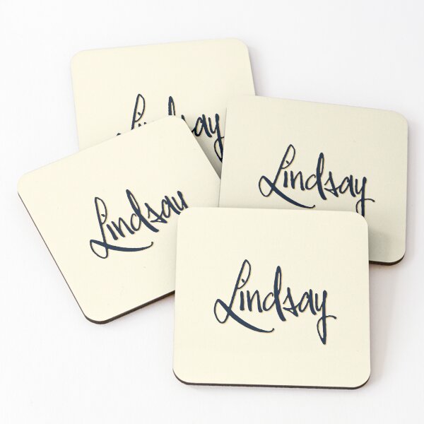 Item preview, LINDSAY personalized type design designed and sold by CharlottePlaceArt.