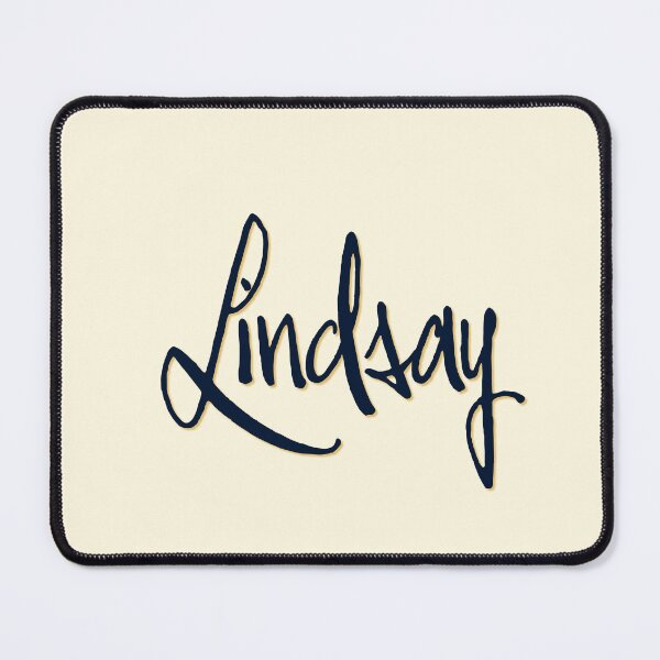 Item preview, LINDSAY personalized type design designed and sold by CharlottePlaceArt.