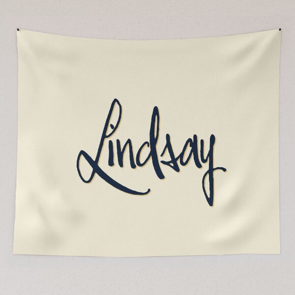 Item preview, LINDSAY personalized type design designed and sold by CharlottePlaceArt.