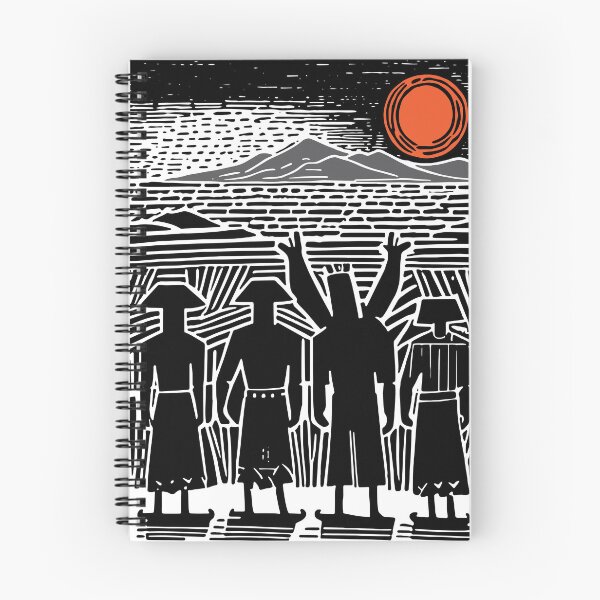 Item preview, Linocut Inspire " voila"  designed and sold by lembayung senja studio.