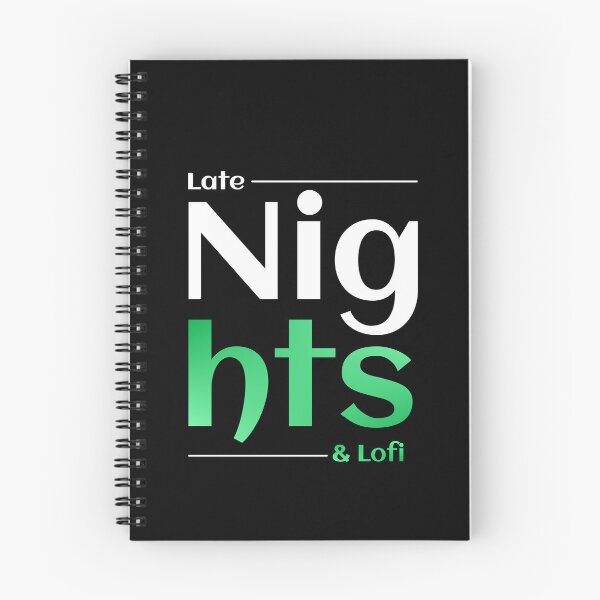 Item preview, Late Nights And Lofi designed and sold by TheFineShirt.