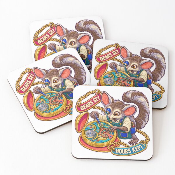 Item preview, Labor Day Aye-Aye Watchmaker – Gears Set Hours Kept designed and sold by Jaani-T.
