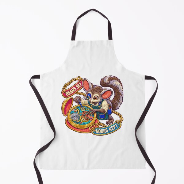 Item preview, Labor Day Aye-Aye Watchmaker – Gears Set Hours Kept designed and sold by Jaani-T.