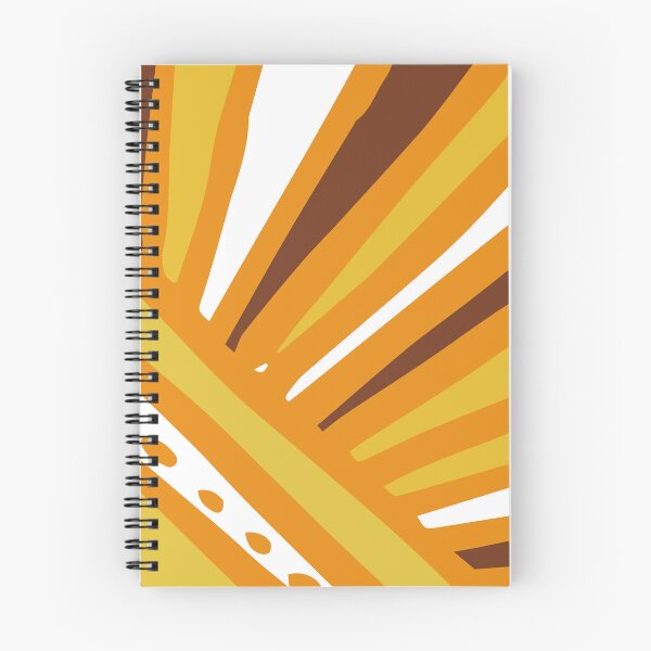 Item preview, Mid-Century Modern Bright Yellow And Tangerine Geometric designed and sold by DEC02.