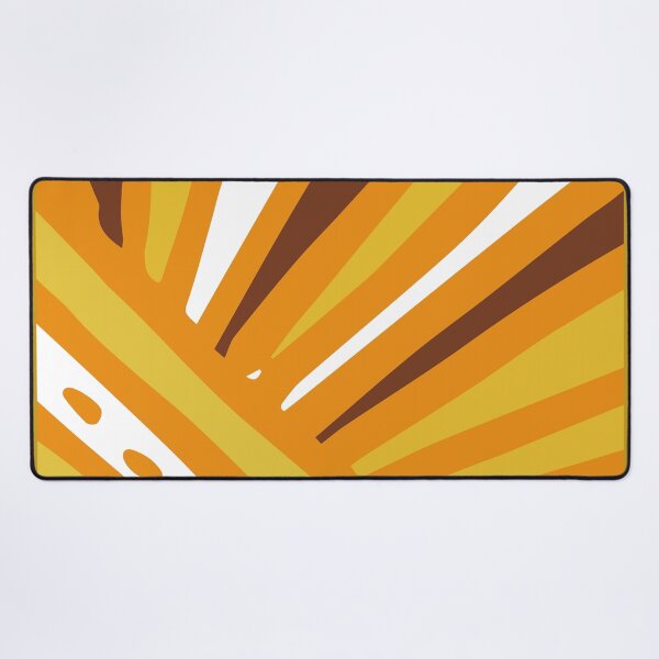 Item preview, Mid-Century Modern Bright Yellow And Tangerine Geometric designed and sold by DEC02.